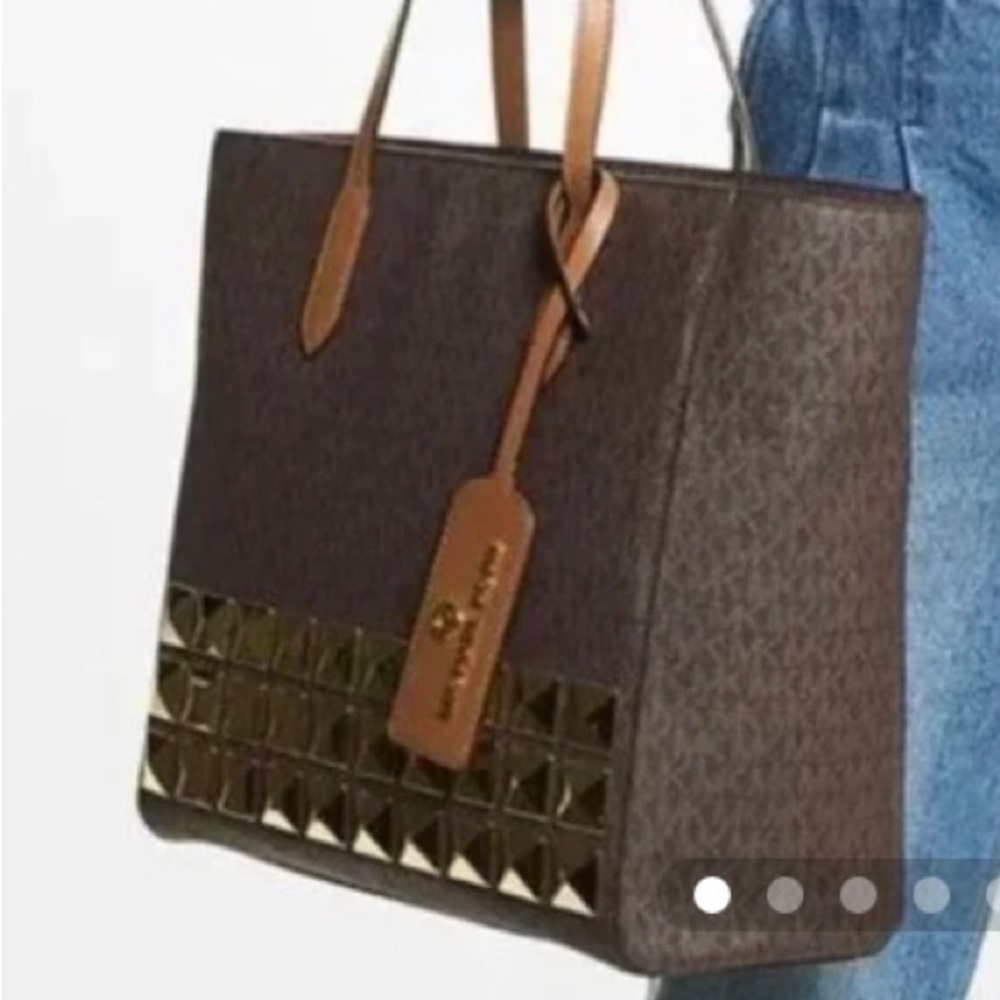 MICHAEL KORS SINCLAIR SHOULDER TOTE BAG large east west tote